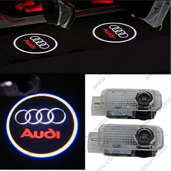 Audi Kapi Alti Led Logo Orijinal Tak Kullan Urun