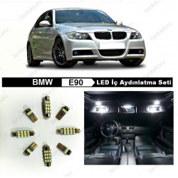 BMW E90 KOMPLE BEYAZ LED İÇ AYDINLATMA AMPUL SETİ 316i 320i 320d