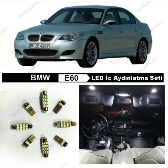 BMW E60 LED İÇ AYDINLATMA AMPUL SETİ 