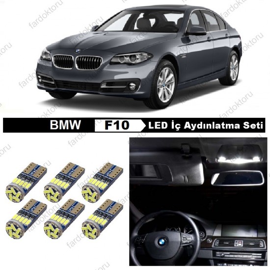 BMW F10 LED İÇ AYDINLATMA TAVAN AMPUL SETİ 520i 520d 525d