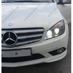 MERCEDES C180 LED XENON UZUN FAR AMPULÜ PHOTON MONO H7