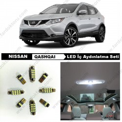 NISSAN QASHQAI J11 LED İÇ AYDINLATMA SETİ BEYAZ CAM TAVAN