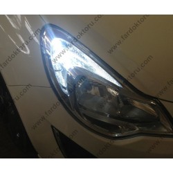 OPEL CORSA D YENİ DRL GÜNDÜZ FARI LED AMPULÜ PLATINUM T20 OPEL CORSA D YENİ DRL GÜNDÜZ FARI LED AMPULÜ PLATINUM T20