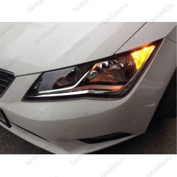 SEAT LEON MK3 TURUNCU GÜNDÜZ FARI AMPULÜ P21W  SEAT LEON MK3 TURUNCU GÜNDÜZ FARI AMPULÜ P21W