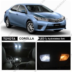 TOYOTA COROLLA BEYAZ LED İÇ AYDINLATMA AMPUL SETİ