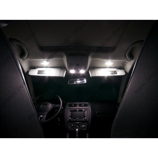 VW PASSAT B7 KOMPLE BEYAZ LED İÇ AYDINLATMA AMPUL SETİ