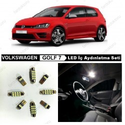 VW GOLF 7 KOMPLE BEYAZ LED İÇ AYDINLATMA AMPUL SETİ