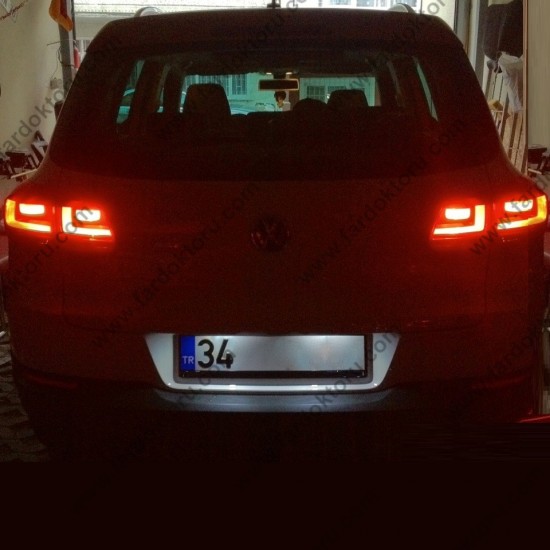 VW TIGUAN LED PLAKA AMPULÜ SETİ Sofit