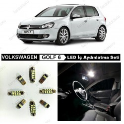 VW GOLF 6 LED İÇ AYDINLATMA AMPUL SETİ VW GOLF 6 LED İÇ AYDINLATMA AMPUL SETİ