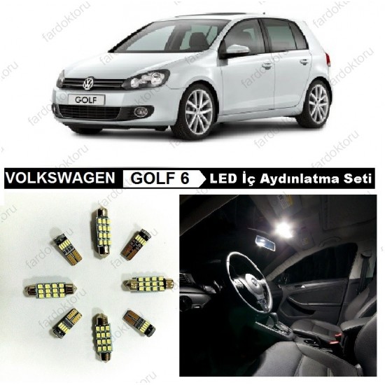 VW GOLF 6 LED İÇ AYDINLATMA AMPUL SETİ