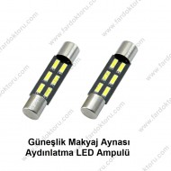 GÜNEŞLİK MAKYAJ AYNASI SİGORTA TİPİ LED AMPUL GÜNEŞLİK MAKYAJ AYNASI SİGORTA TİPİ LED AMPUL