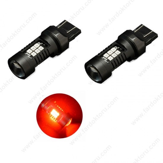 T20 ÇİFT DUY KIRMIZI OTO LED AMPUL MERCEKLİ FEMEX PLATINIUM T20 ÇİFT DUY KIRMIZI OTO LED AMPUL MERCEKLİ FEMEX PLATINIUM