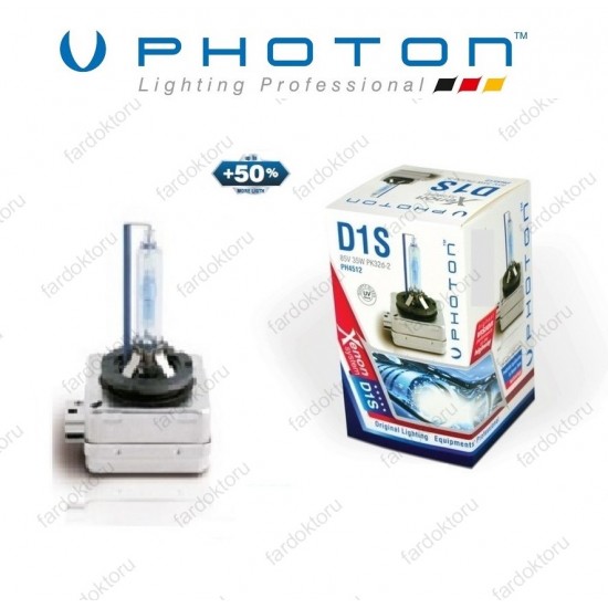 D1S XENON AMPUL PHOTON 6000K %50 FAZLA IŞIK D1S XENON AMPUL PHOTON 6000K %50 FAZLA IŞIK