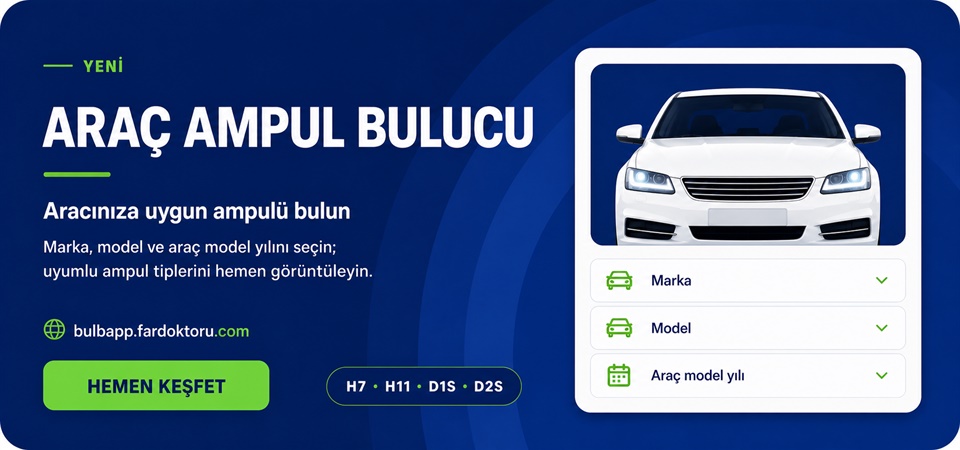 Araç Ampul Bulucu — aracınıza uygun ampulü bulun