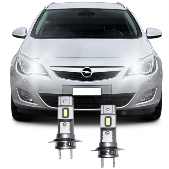 OPEL ASTRA J LED XENON UZUN FAR AMPULÜ Mini Led 2'li Set H7