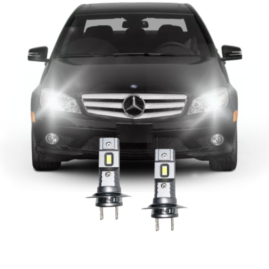 MERCEDES C180 W204 LED FAR AMPULÜ Mini Led 2'li Set H7