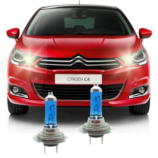 CITROEN C4 (2015-2017) UZUN FAR H7 XENVISION BEYAZ IŞIK HALOJEN AMPUL 2'li Set