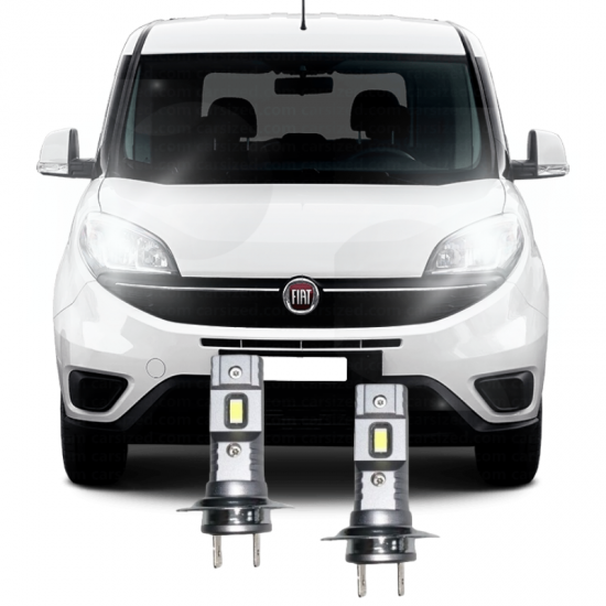 FIAT DOBLO 4 LED XENON KISA FAR AMPULÜ H7 Mini Led 2'li Set