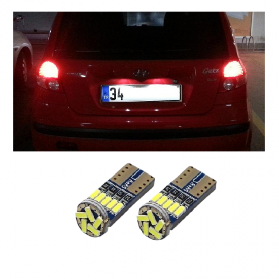 HYUNDAI GETZ LED PLAKA LAMBASI AMPULÜ T10 HYUNDAI GETZ LED PLAKA LAMBASI AMPULÜ T10