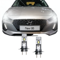 YENİ HYUNDAİ I30 LED KISA FAR AMPULÜ Mini Led 2'li Set H7
