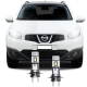 NISSAN QASHQAİ J10 LED KISA FAR AMPULÜ Mini Led 2'li Set H7