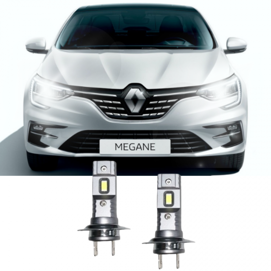 MEGANE 4 LED XENON KISA FAR AMPULÜ Mini Led 2'li Set H7