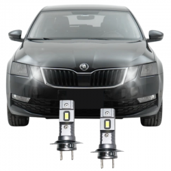 SKODA OCTAVIA (2018-2020) LED UZUN FAR AMPULÜ H7 Mini Led 2'li Set SKODA OCTAVIA (2018-2020) LED UZUN FAR AMPULÜ H7 Mini Led 2'li Set
