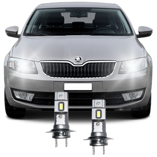 SKODA OCTAVIA (2013-2017) LED KISA FAR AMPULÜ H7 Mini Led 2'li Set