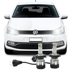 VW POLO 6 UZUN KISA TEK LED OTO AMPULÜ H4 PHOTON ACCESS