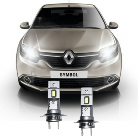 RENAULT SYMBOL LED UZUN FAR AMPULÜ Mini Led 2'li Set H7