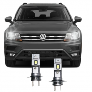 VW TIGUAN LED KISA FAR AMPULÜ Mini Led 2'li Set H7