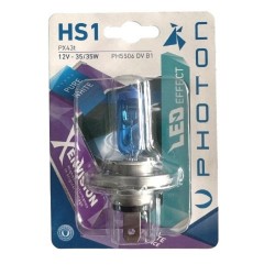 HS1 12V 35/35W PX43T Beyaz Işık Motosiklet Ampulü Photon 1 Adet