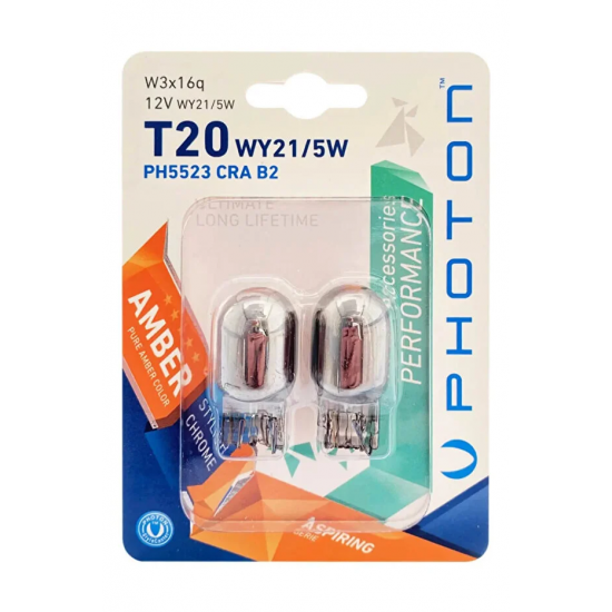 PHOTON T20 wy21/5w PH5523 CRA B2 Chrome Turuncu PHOTON T20 wy21/5w PH5523 CRA B2 Chrome Turuncu