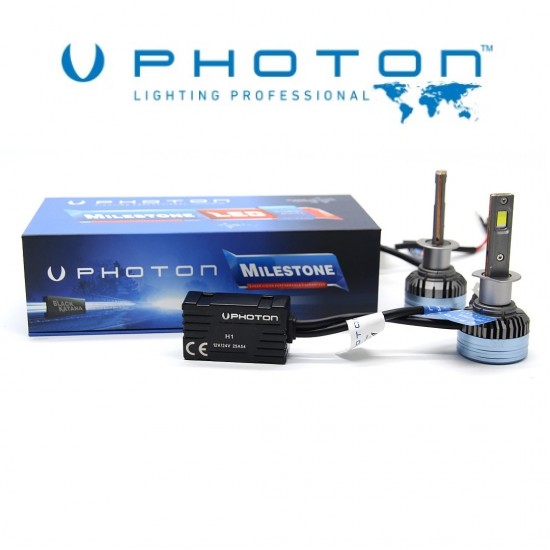 H1 LED XENON PHOTON MILESTONE BLACK KATANA OTO AMPULÜ