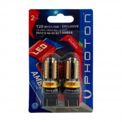 PHOTON T20 ÇİFT DUY TURUNCU LED OTO AMPUL W21/5W PH7215NAEX PHOTON T20 ÇİFT DUY TURUNCU LED OTO AMPUL W21/5W PH7215NAEX