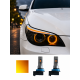 BMW ANGEL EYES AMBER H8 LED AMPUL E90LCI E60LCI  E92 E87 X1 X5 X6