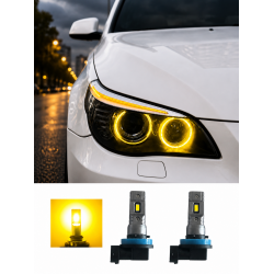 BMW ANGEL EYES SARI H8 LED AMPUL E90LCI E60LCI  E92 E87 X1 X5 X6