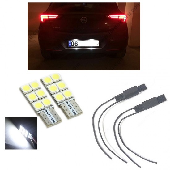 OPEL ASTRA K LED PLAKA AYDINLATMA SETİ T10