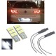 VW GOLF 6 BEYAZ LED PLAKA LAMBASI AMPUL SETİ T10