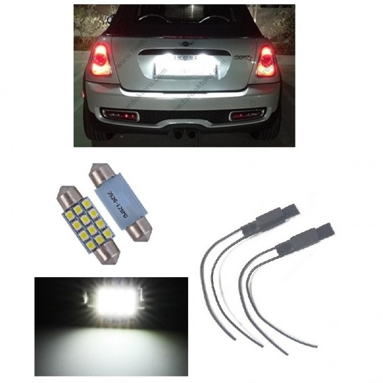 MINI COOPER LED PLAKA AYDINLATMA SETİ 39mm Sofit