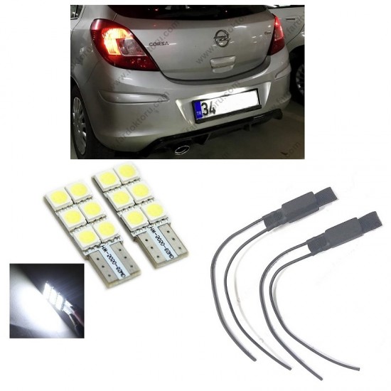 OPEL CORSA D CORSA E KASA LED PLAKA AYDINLATMA SETİ