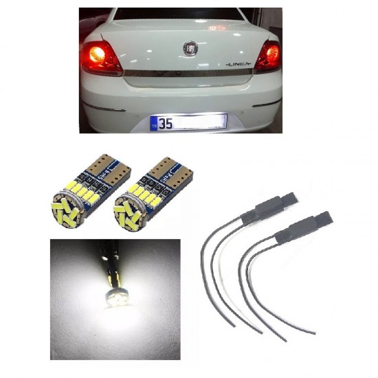 FIAT LINEA LED PLAKA AYDINLATMA SETİ T10