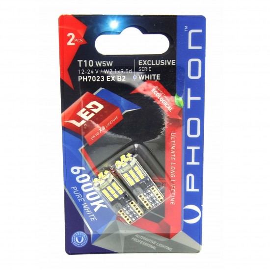 PHOTON PH7023 BEYAZ 27SMD T10 LED PARK AMPULÜ W5W